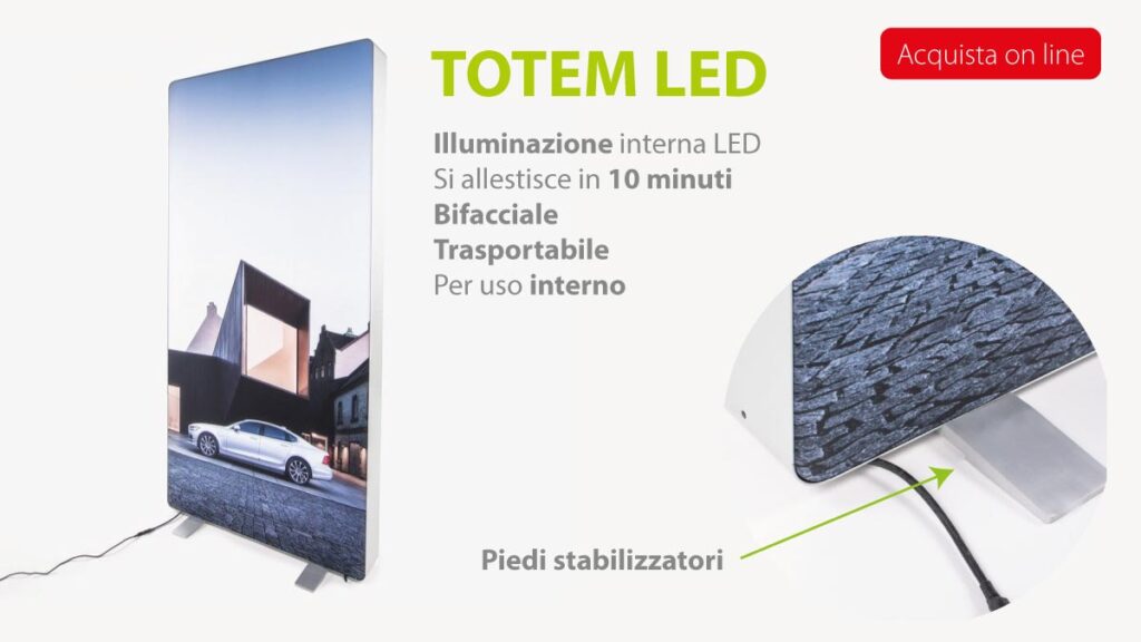 Totem led - acquista on line