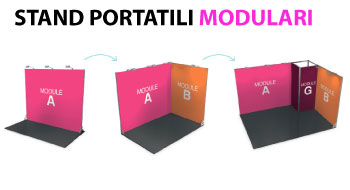 stand portatili modulari